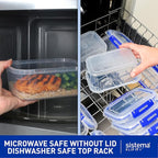 Sistema KLIP IT Large 7L Food Storage Container, Airtight & Stackable, - Image 5