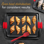 Baking Pan Set, 15 Piece Premium Baking Set, Nonstick Bakeware Sets BPA Free - Image 6