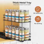 Mystozer Pull Out Spice Rack Organizer - Image 4