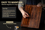 THETCHRY Walnut Cutting Boards for Kitchen, End Grain Wooden Cutting Board - Image 8