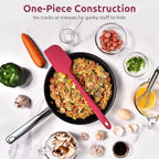 14in Extra Large Silicone Spatula: U-Taste 600ºF Heat Resistant Flexible - Image 9