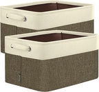 BALEINE 2 Pack Fabric Closet Storage Bins by BALEINE