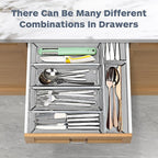 Smgmg Silverware Drawer Organizer, Cutlery Drawer Organizer, 6 Pack Utensil - Image 5