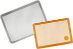 Mrs. Anderson’s Baking Non-Stick Silicone Half-Size Baking Mat and Sheet Pan Set by MrsAndersonsBaking