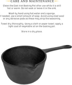 Jim Beam JB0204 Pre-Seasoned Heavy Duty Construction Cast Iron Basting Pot - Image 7