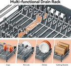 Urackify Stainless Steel Dish Drying Rack - Image 5