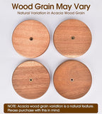 KitchLife Acacia Wooden Paper Towel Holder Countertop - Image 3
