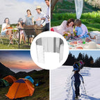 REDCAMP Folding Outdoor Stove Windscreen, Lightweight Butane Burner Windshield - Image 5