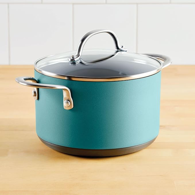 Anolon Achieve Hard Anodized Nonstick Saucepot - Image 9