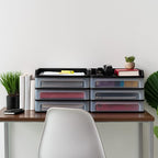 IRIS USA Plastic Desk Top 3-Drawer Storage Organizer - Image 6