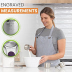 Spring Chef Magnetic Stainless Steel Measuring Cups, Kitchen Tools - Image 2