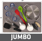 Drymate Jumbo XL Dish Drying Mat, Low-Profile, Super Absorbent, Quick Dry Fabric - Image 5
