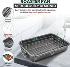 Large Roasting Pan With Rack 12” X 16” - Image 3