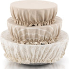 Beautiful Linen Cotton Blend Bowl Covers by KIBAGA