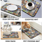 Dish Drying Mat for Kitchen Counter 2 Pack - Image 6