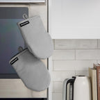 KITCHENAID Gourmet Series Gridlines Mini Oven Mitts 2-Pack Set, Heat Resistant - Image 5