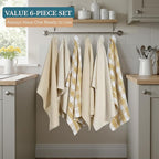 Casa Platino Dish Towels for Kitchen 18" x 28", Dish Towels Set of 6 – Great - Image 4