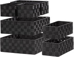 Posprica Small Baskets for Organizing Woven Storage for Shelves, Decorative by Posprica