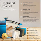 Nuovva Enamelled Cast Iron Dutch Oven Pot - Image 4