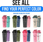 VELOMIX -2 Pack- 28 oz Protein Shaker Bottles - Image 8