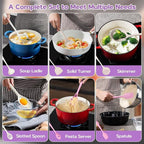 Onader Silicone Cooking Utensils Set, Heat Resistant Kitchen Gadgets Tools Set - Image 7