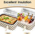 Corduroy Casserole Carrier, Insulated Lasagna Lugger - Image 4