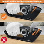 Longzon 6-in-1 Knife Sharpener 5 Stage - Image 4