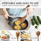 Wooden Spoons for Cooking, Nonstick Cooking Utensil Set - Image 5