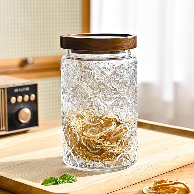 Adodeen 3-Pack 32oz Vintage Glass Jar - Image 6