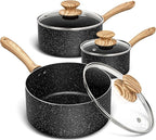 MICHELANGELO Saucepan Set, Nonstick Sauce Pans by Michelangelo