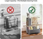 MOUKABAL Sponge Holder for Kitchen Sink, 2-Tier Sink Caddy Organizer - Image 4