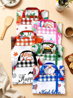 Bencailor 6 Pcs Spring Kitchen Aprons - Image 7