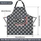 SATINIOR 3 Pieces Waterproof Bib Apron - Image 2