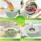 4 in 1 Colander with Bowl Set, Food Strainers and Colanders, Colander - Image 6