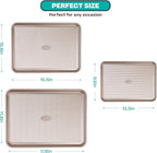 Baker's Secret Baking Sheet Pan Set, 3x Cookie Sheets - Image 2