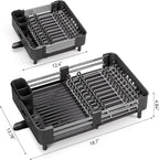 Urackify Stainless Steel Dish Drying Rack - Image 6