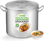 Nutrichef Stainless Steel Cookware Stockpot, 35 Quart Heavy Duty Induction Soup by NutriChef%E2%84%A2Kitchen