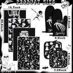 Leinuosen 8 Pcs Skull Kitchen Decor Set Kitchen Towels Gothic Oven Mitts and - Image 3