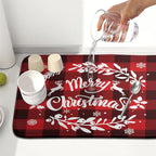 Merry Christmas Dish Drying Mat - Image 6
