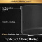 Duxtop Nonstick Master Saucepans 3 Quart Hard Anodized Sauce Pan - Image 4