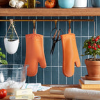 KITCHENAID Ribbed Soft Silicone Oven Mitt 2-Pack Set - Image 2