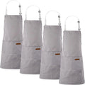 Handepo 4 Pcs Kitchen Aprons by Handepo
