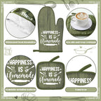 Fourluoo 10 Pcs Farmhouse Kitchen Decor and Accessories Set 4 Kitchen Towels 2 - Image 5