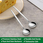 5.1 Inches Stainless Steel Coffee & Tea Spoon, 6-Piece Cute Mini Spoons - Image 3
