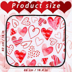 Breling Valentine's Day Dish Drying Mat Valentine Kitchen Dry Mat Absorbent - Image 2