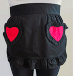 Women’s Waist Aprons with White Pockets Half Server Home Waitress Vintage - Image 2