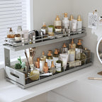Under Sink Organizer Upgrade To Professional Rails, 2-Tier Dual Pull Out - Image 9