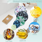 5-Size Reusable Beeswax Bowl Covers - Image 3