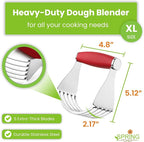 Spring Chef XL Stainless Steel Pastry Cutter Tool - Image 3
