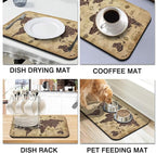 Fun Coffee Mat 23inx15in, Coffee Bar Mat - Image 2